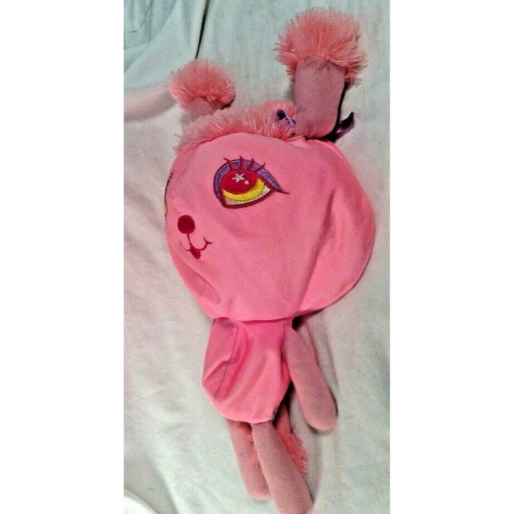 Hugfun Plush Pink Poodle Pillow 14" Tall Stuffed Animal Toy